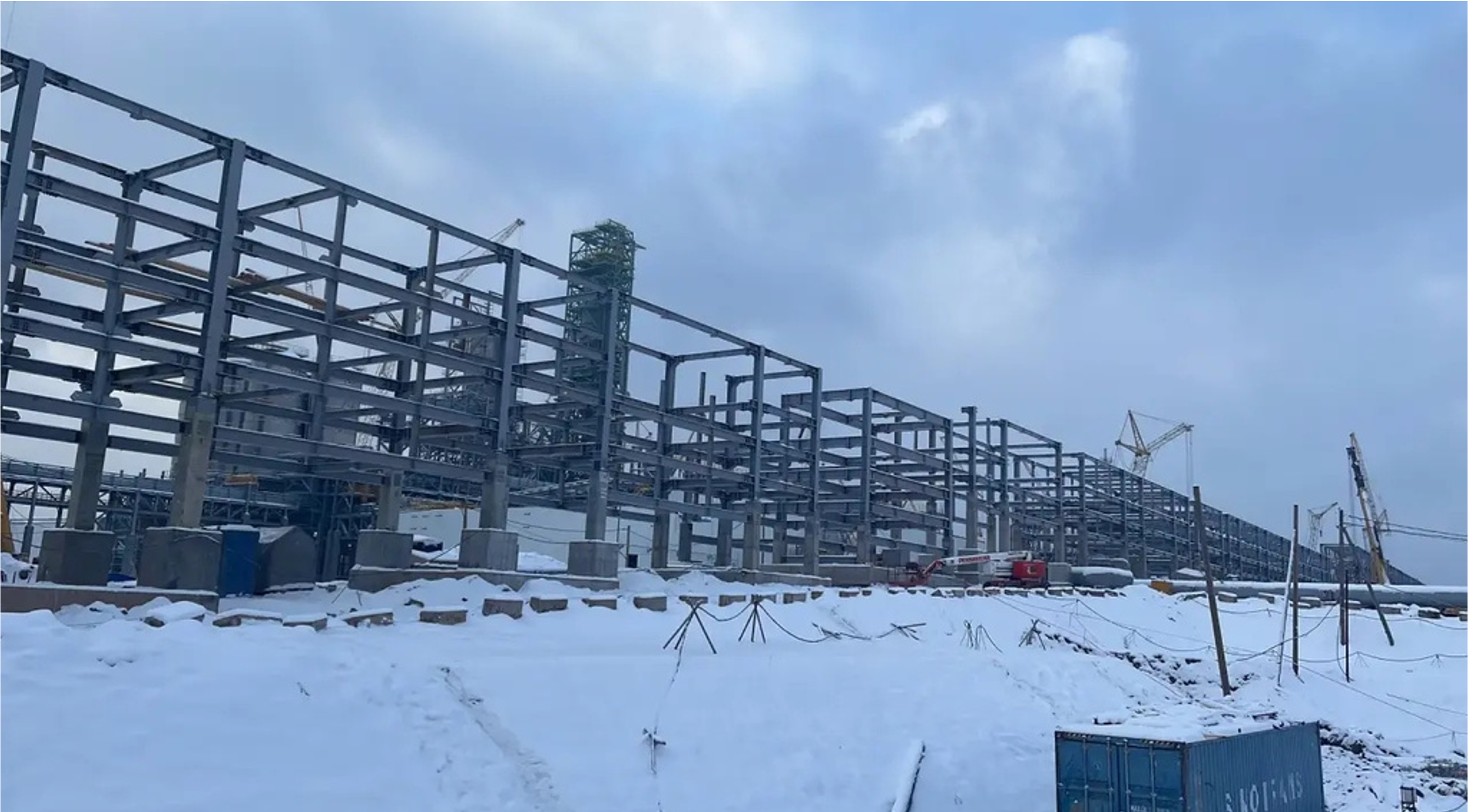 Строительство ГФУ-2, Иркутская область, РФ